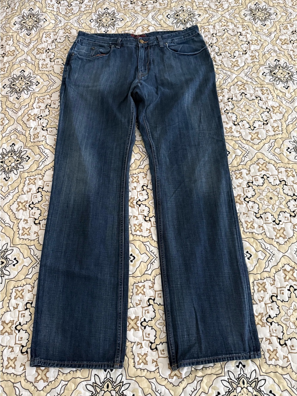 Men’s Robert Graham Dark Denim Classic Jeans Men’s 36x33 Denim EUC Italy Logos